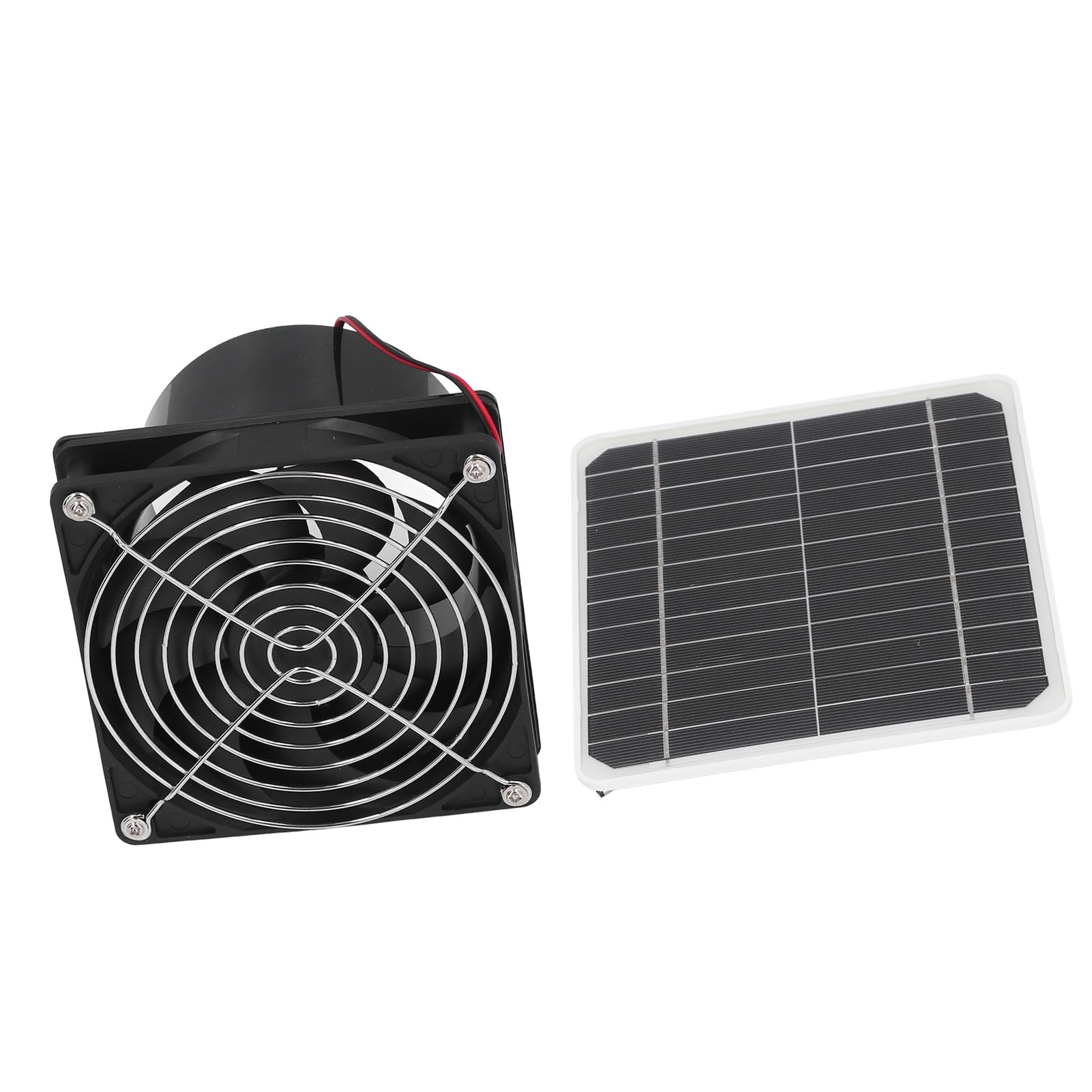 Fafeicy Kit Estrattore Solare, Pannello Solare Monocristallino 50W 12V 6,5