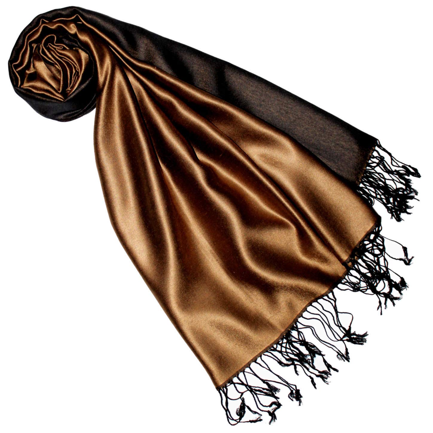 Lorenzo Cana Pashmina Damenschal Wendeschal 70% Seide 30% Viskose Schaltuch 70 x 190 cm zweifarbig Schal