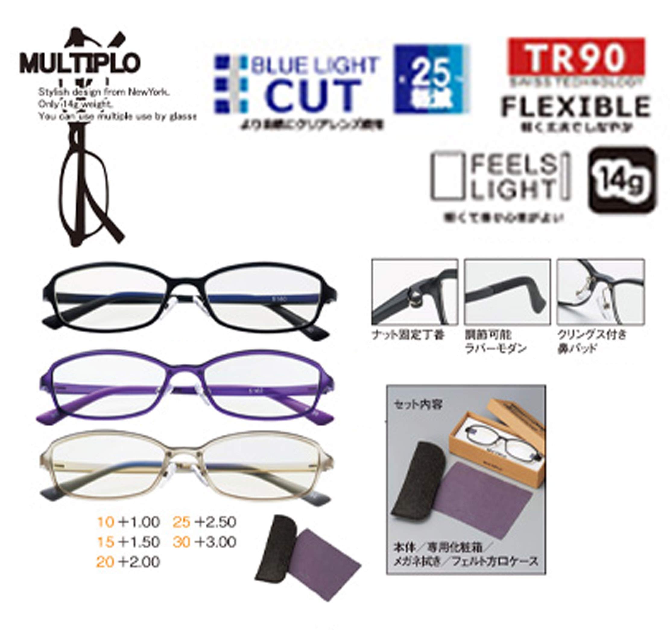 Amazon.co.jp: 老眼鏡 おしゃれ メンズ レディース リーディンググラス