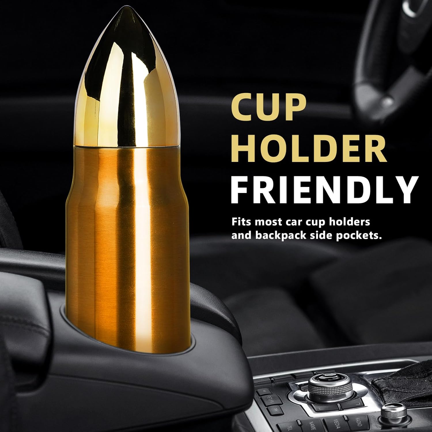 Gifts for Mens Funny - 34 oz Copper Bullet Tumblers Cup - Fishing Hunting Camping Valentines Day Mens Ideas - Gifts for men Who Have Everything - Mens Husband Him Stocking Stuffers 2026 - Image 6