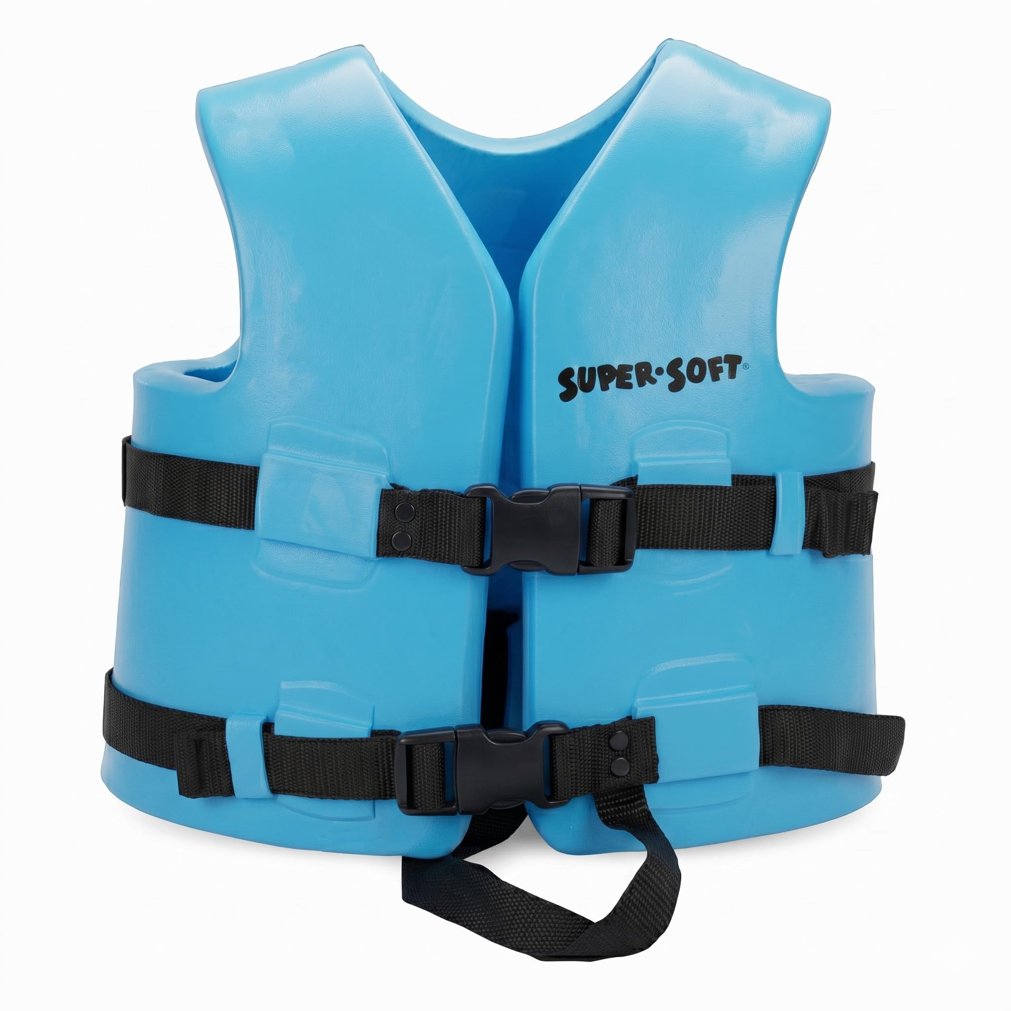 TRC Recreation Super Soft Child Size X Small Life Jacket USCG Approved Vinyl Coated Foam Swim Vest for Kids Swimming Pool and Beach Gear, Marina Blue