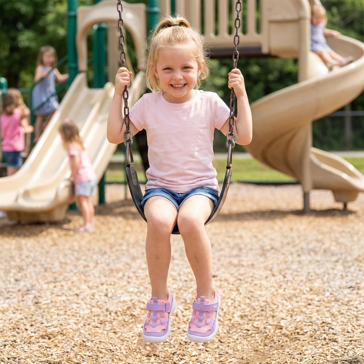 Scurtain Toddler Shoes Boys Girls Kids Sneaker Breathable Walking Shoes for Kids Boys Girls Toddler - Image 2