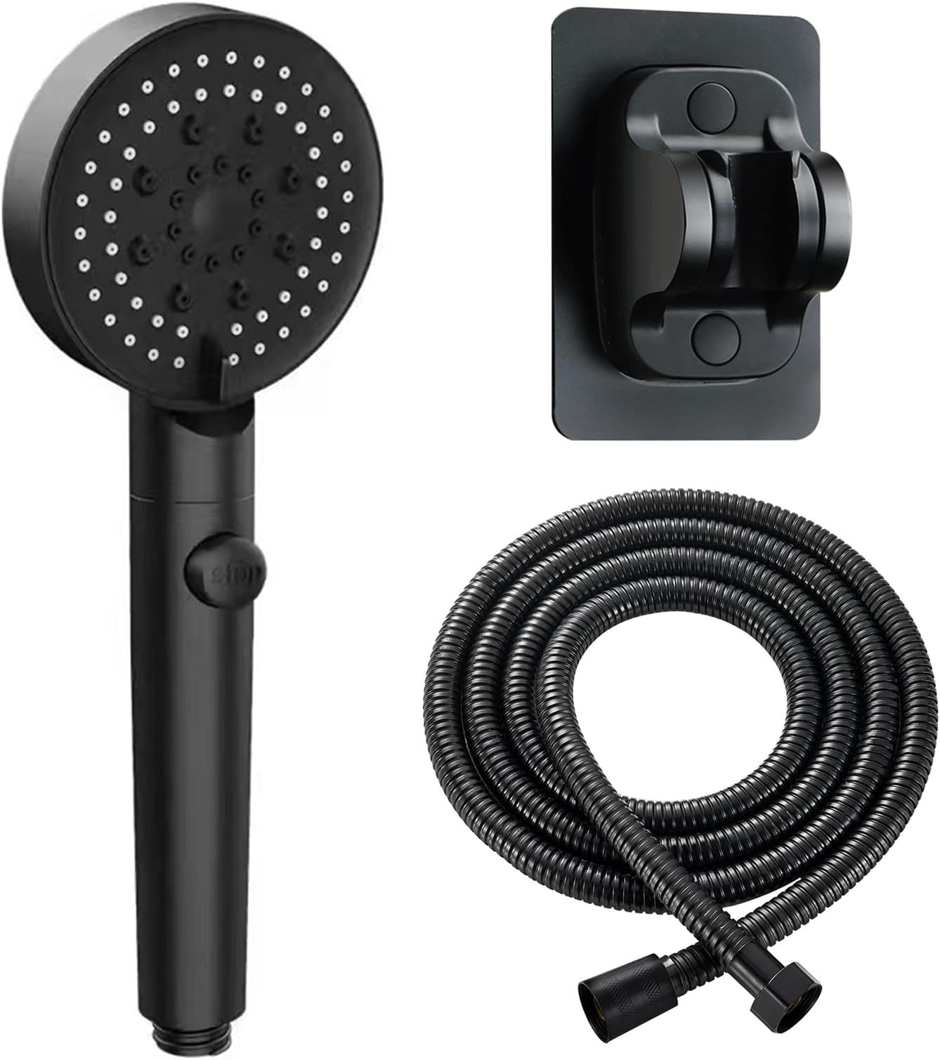 FZYCOM Shower Head with Hose, 6 Jet Types, Shower Head, Water Saving ...