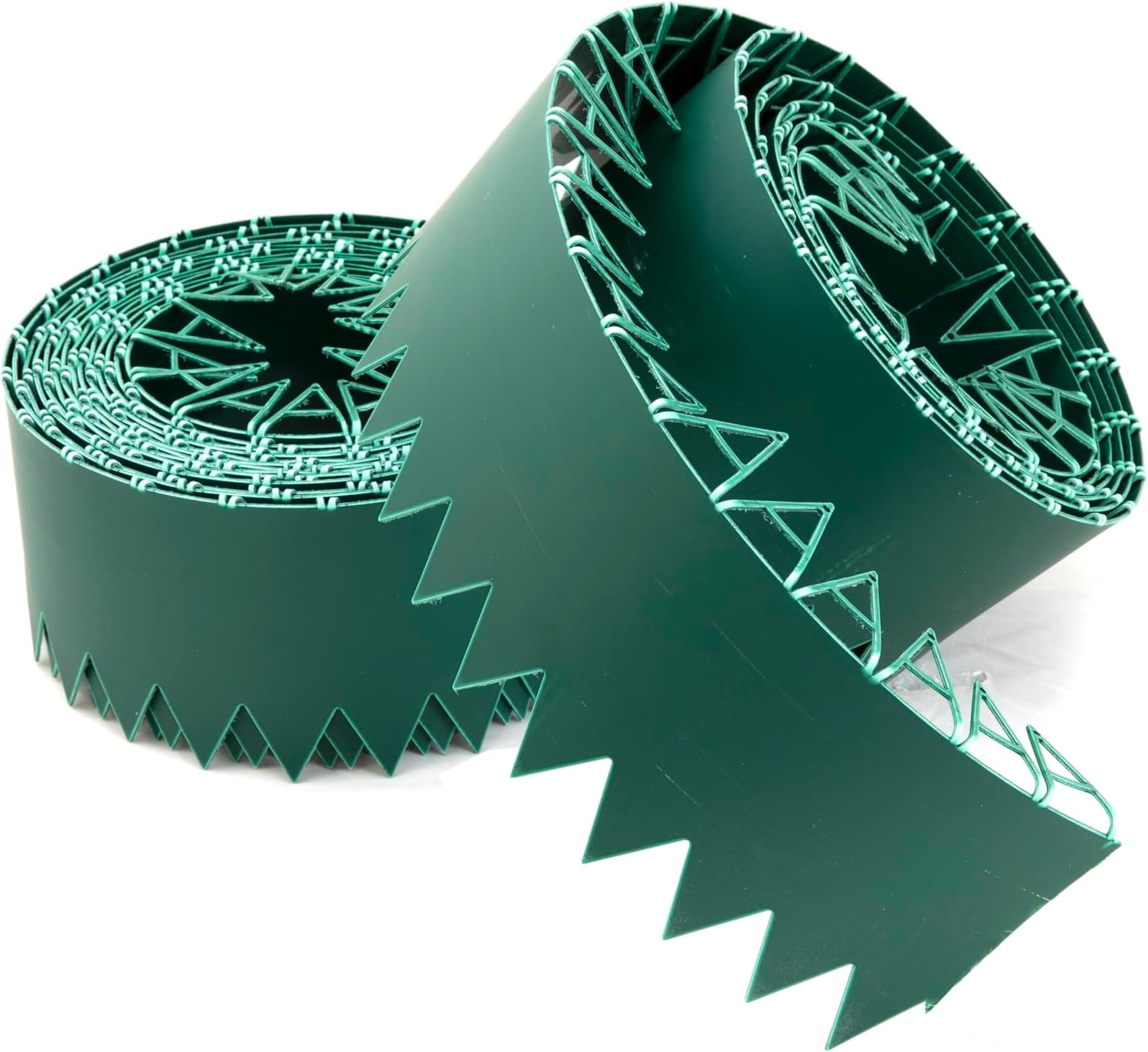 SmartEdge Lawn Edging Roll 50m Green - Flexible Garden Border Edge for Landscaping Garden Grass Quick & Easy Installation with Fixing Pins