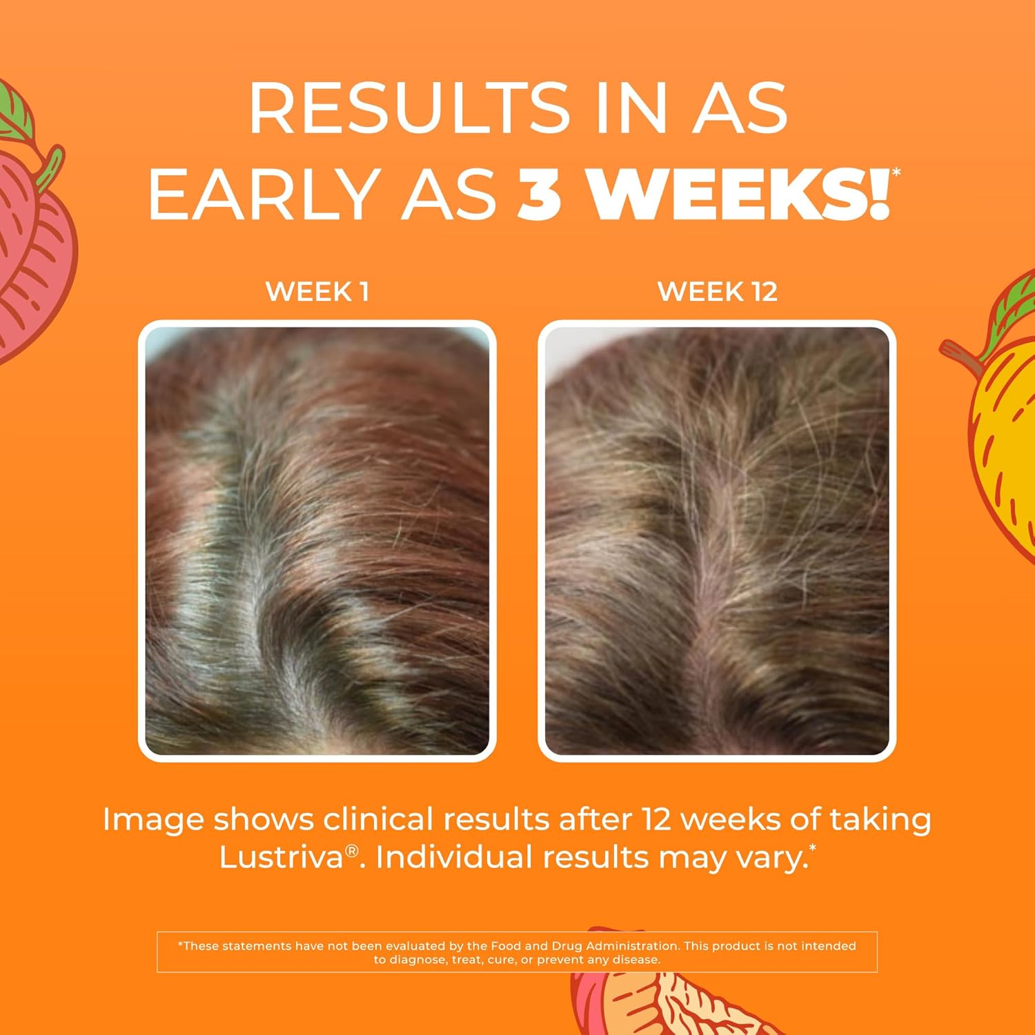 MARYRUTH'S Liquid Multivitamin + Hair Growth Travel Pack | 8 ct | Biotin 10000mcg | Lustriva Hair Growth Supplement | Clinically Tested in Women for Thicker Hair & Facial Wrinkle | Ages 18+ | 1 Fl Oz