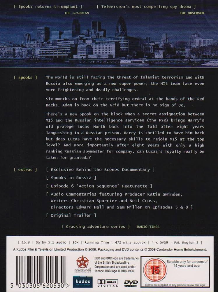 Spooks DVDシーズン1〜シーズン7 Spooks - Complete Season 7 [Import anglais]: Amazon.ca