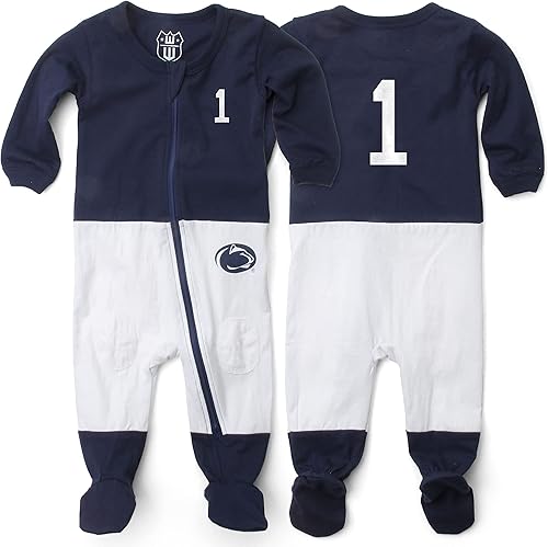 Wes and Willy Baby College Sports Fan Football Jersey Sleeper