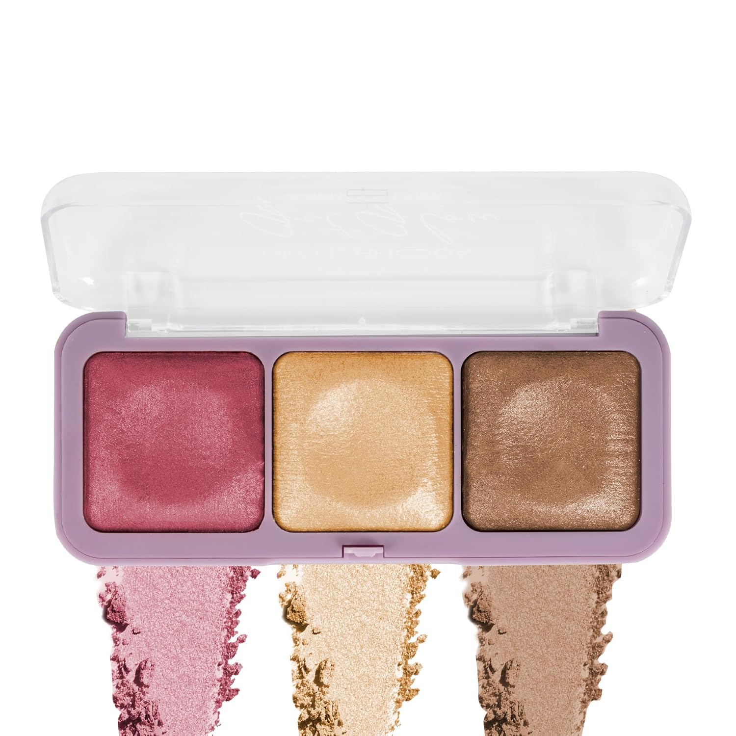 Highlighter Palette | Ultra Blendable & Long Lasting | Shimmer Finish & Illuminating Glow | Easy To Blend Shades (Shade-02)-picture-17