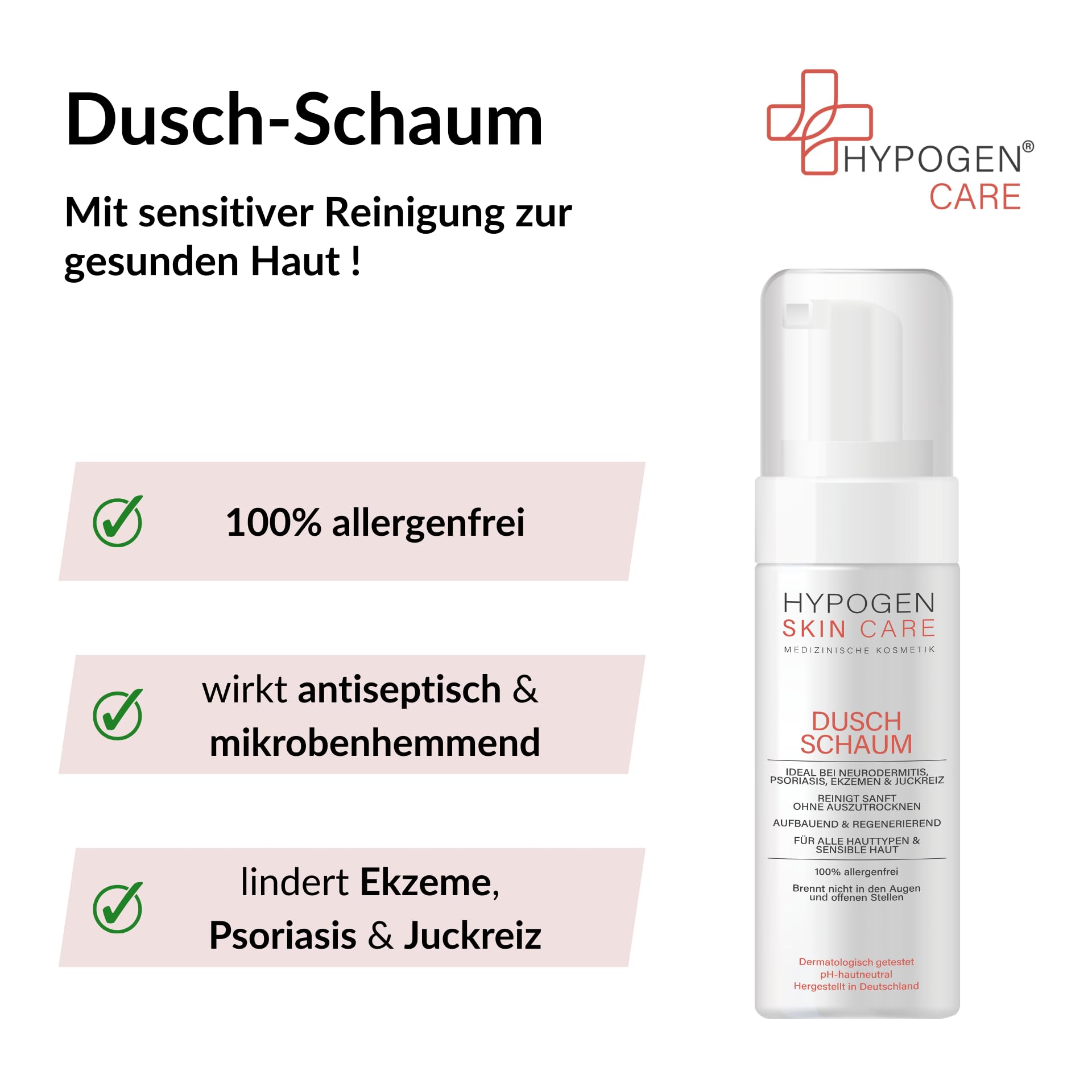 Erfolgsquote > 75% I Anti Akne-Set Rücken & Dekolleté I Klinisch bestätigt I Medizinische Kosmetik von HYPOGEN CARE