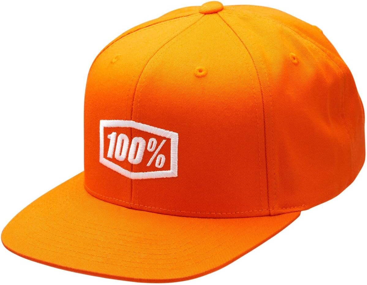 100% Standard 100 Percent-100% Icon Hat Org (20044-00004), Orange