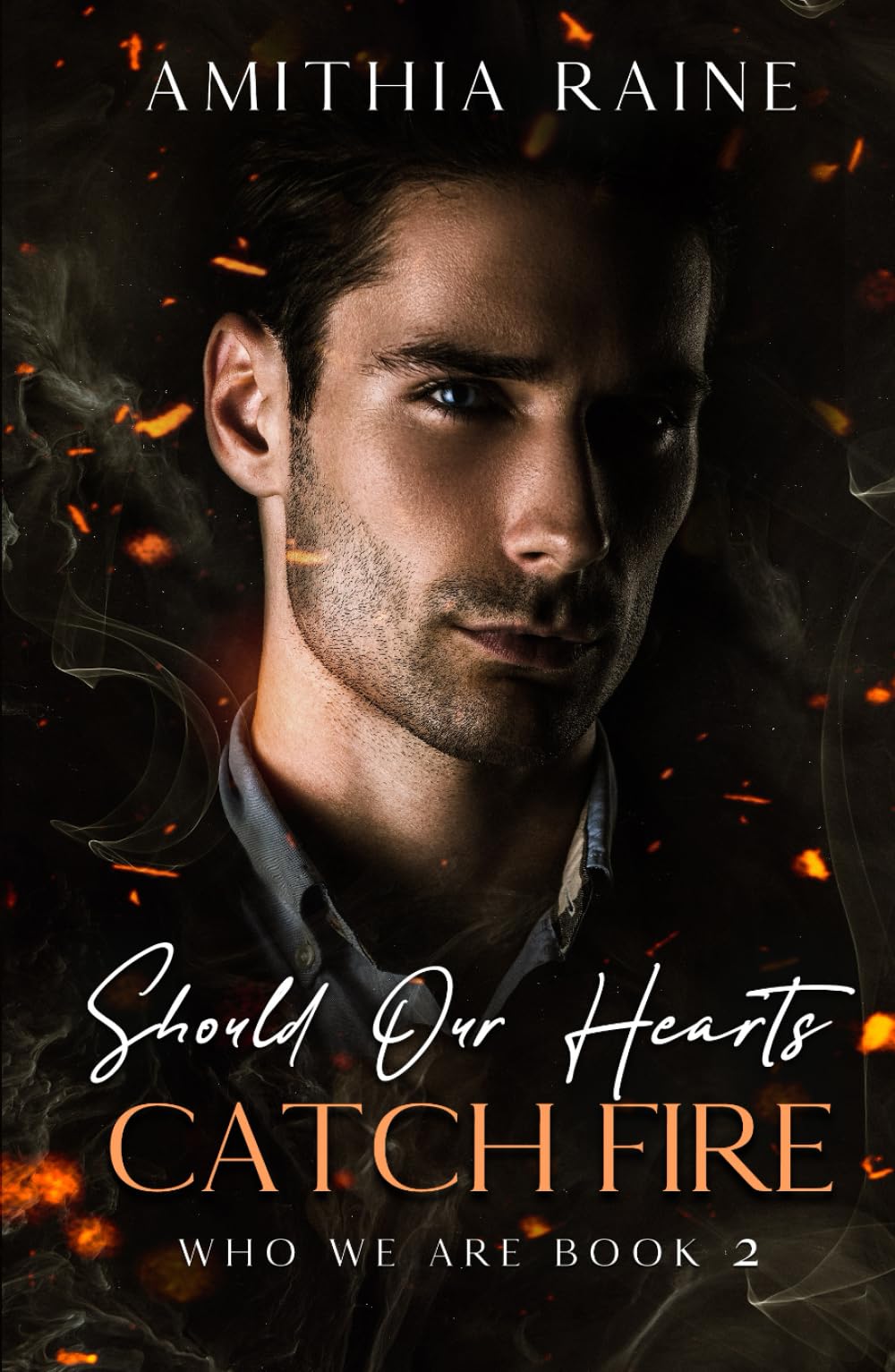 Should Our Hearts Catch Fire: A Grumpy/Sunshine Bi-awakening MM Romance (Who We Are Book 2)