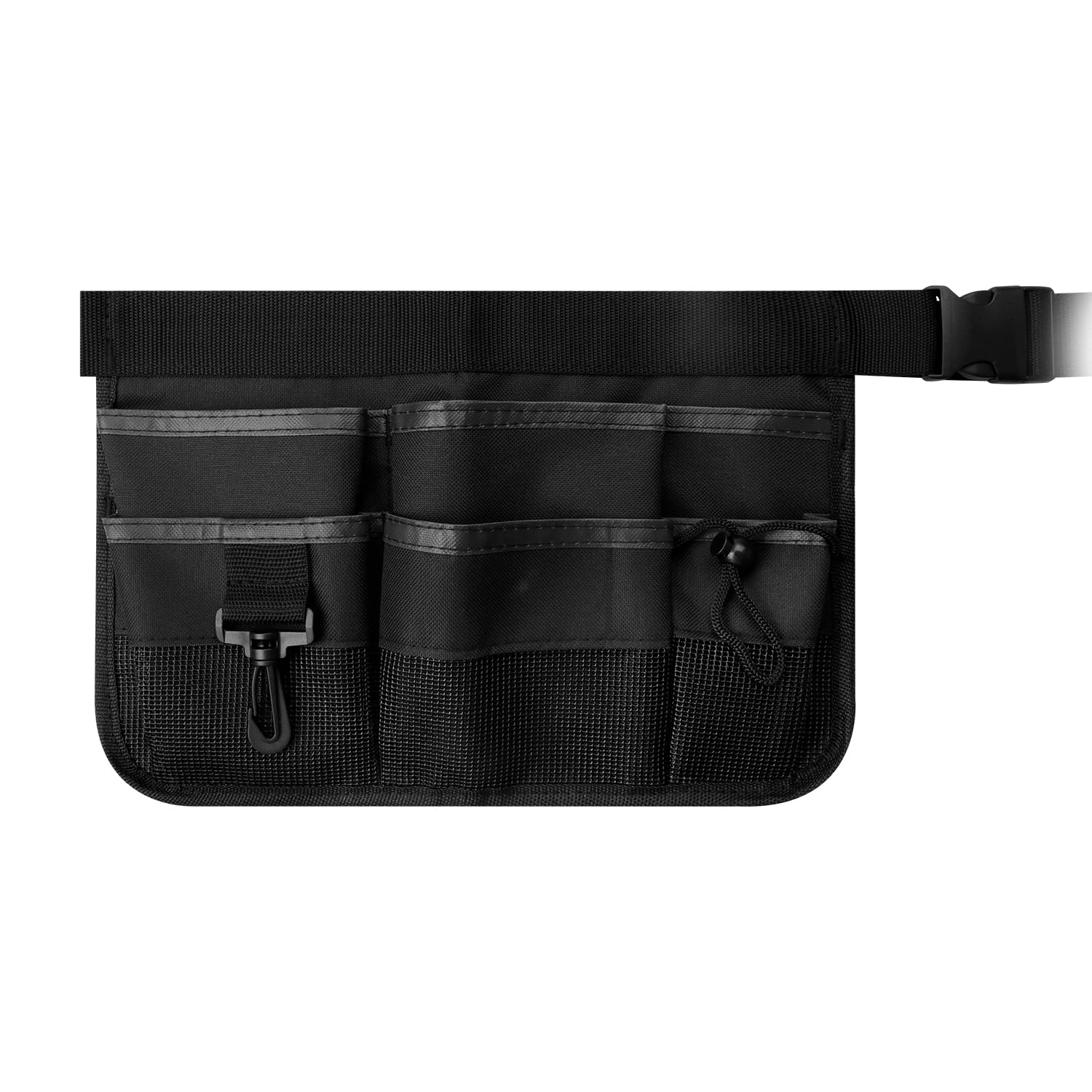 Gaomumu Gardening Tools Belt, Waterproof Oxford Cloth Tool Waist Bag, Adjustable Multi-Pocket Utility Pouch, Portable Storage Organizer for Gardening Cleaning Construction Work