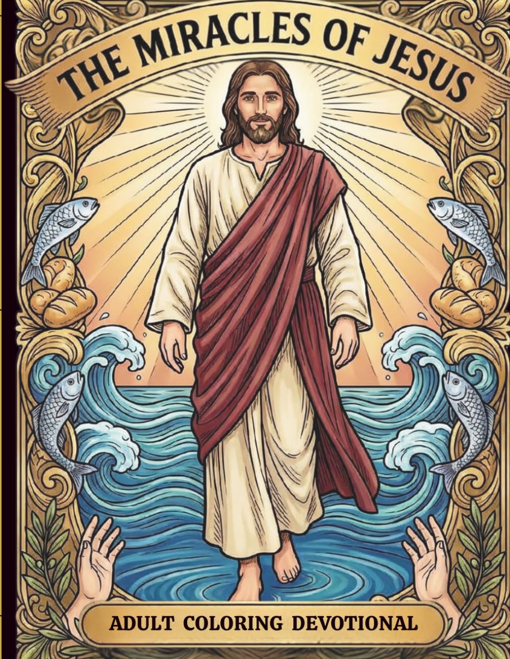 The Miracles of Jesus: An Adult Coloring Devotional (Living Faith Series)