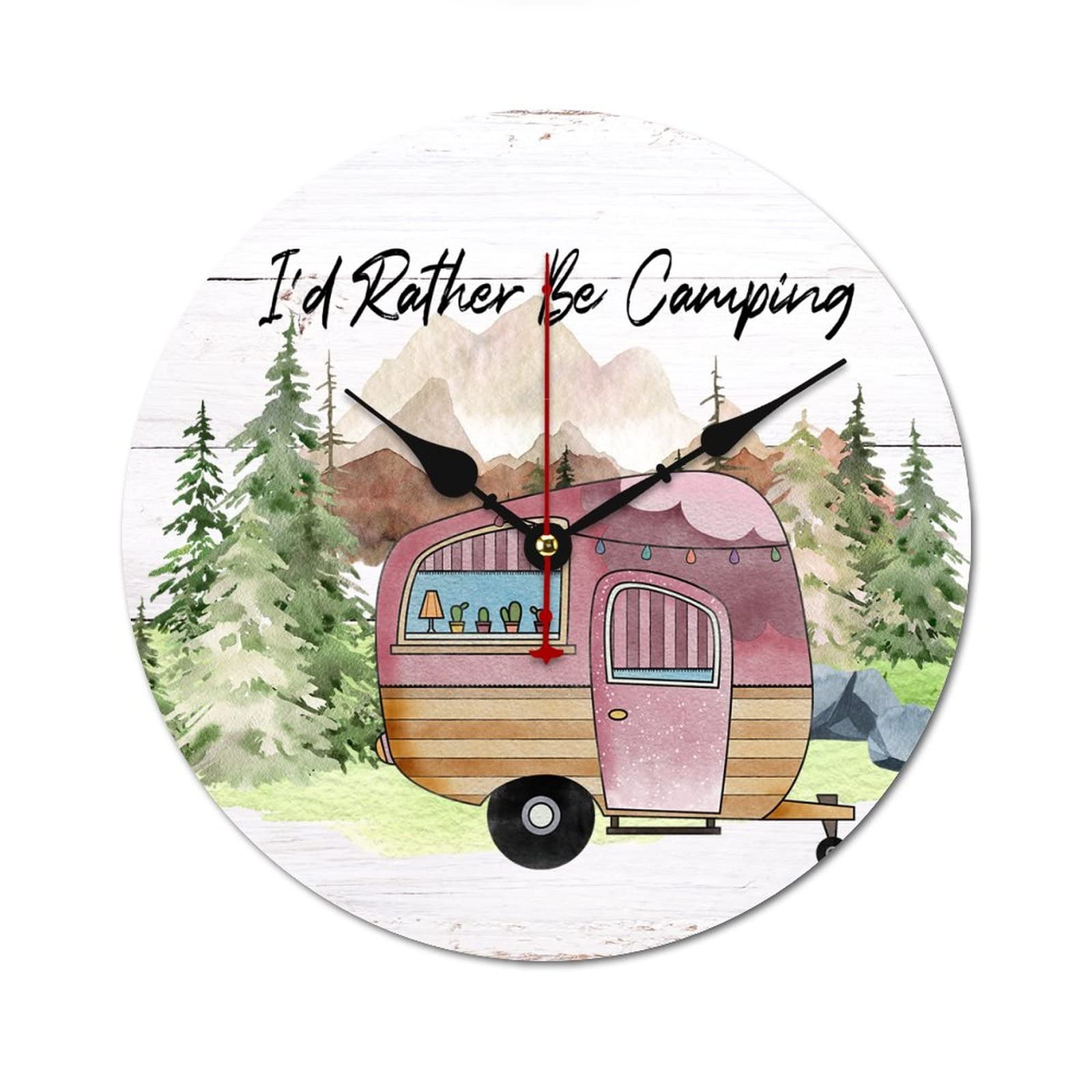 Horloge murale camping silencieuse pour stopper le bruit du tic-tac