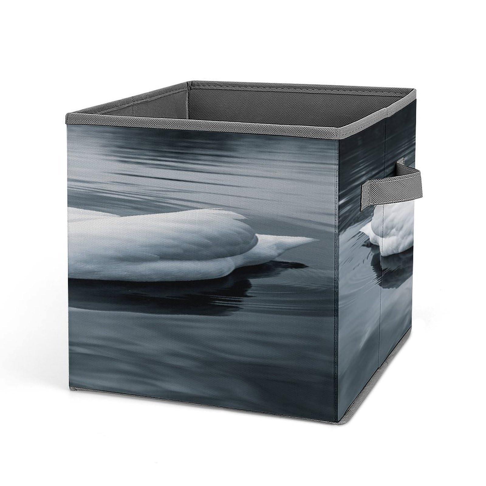 Fekiloot Style Geese On The River Storage Bins Storage Baskets