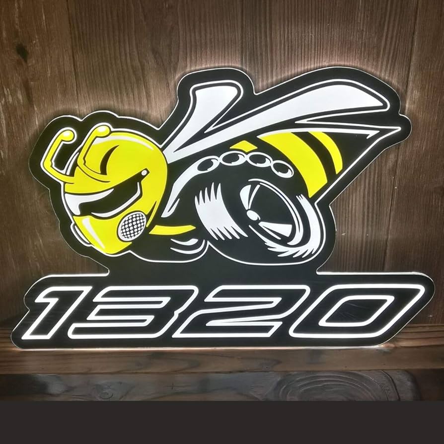 Scat Pack 1320 Dragpack Angry Bee Dodge Ultra Slim Led Wall Lamp