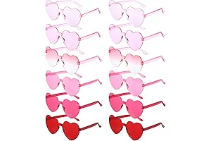Heart Affection Glasses: 12 Pairs of Love and Cheer