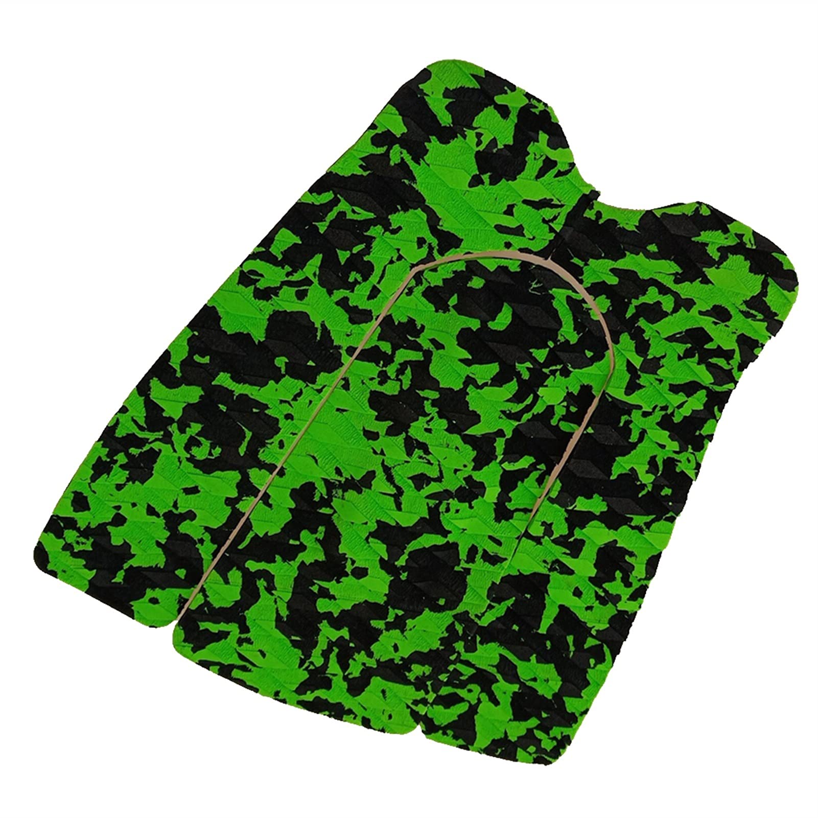 Bevve Surfing Equipment Perfeclan Premium EVA Anti- Slip Surfing Pads Surfboard Traction Tail Mats Yacht Mat Surfing Pads for Surfboard (Color : Green as described)