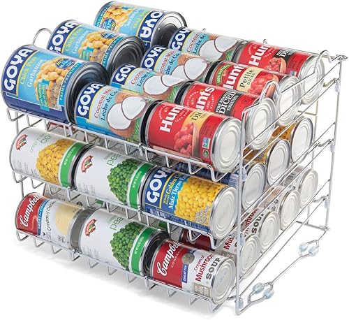 Saganizer organizador de latas, cromado, hasta 36 latas,