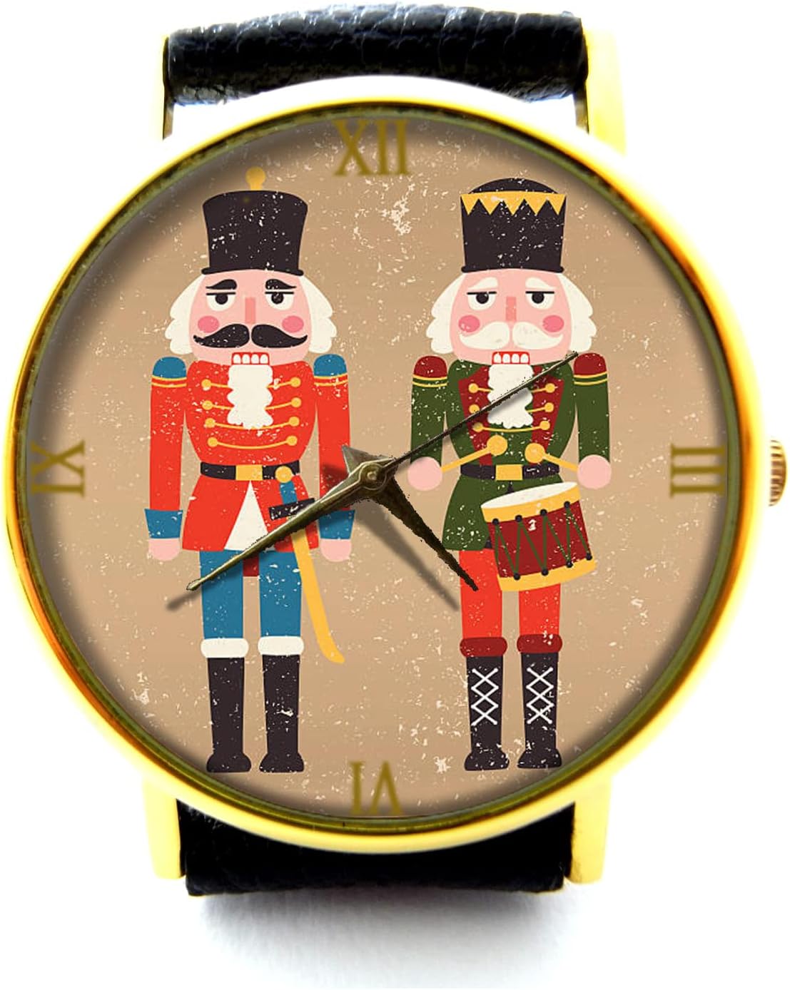 The Nutcracker Leather Watch, Nutcracker Ladies Watch, Unisex Watch, Nutcracker Jewelry P323