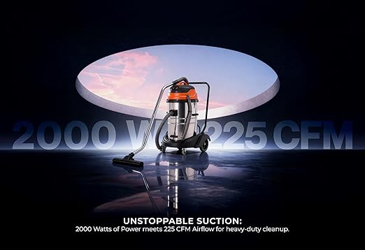 Aspiradora Industrial 2000W 21 Galones 2 Motores miniatura 2