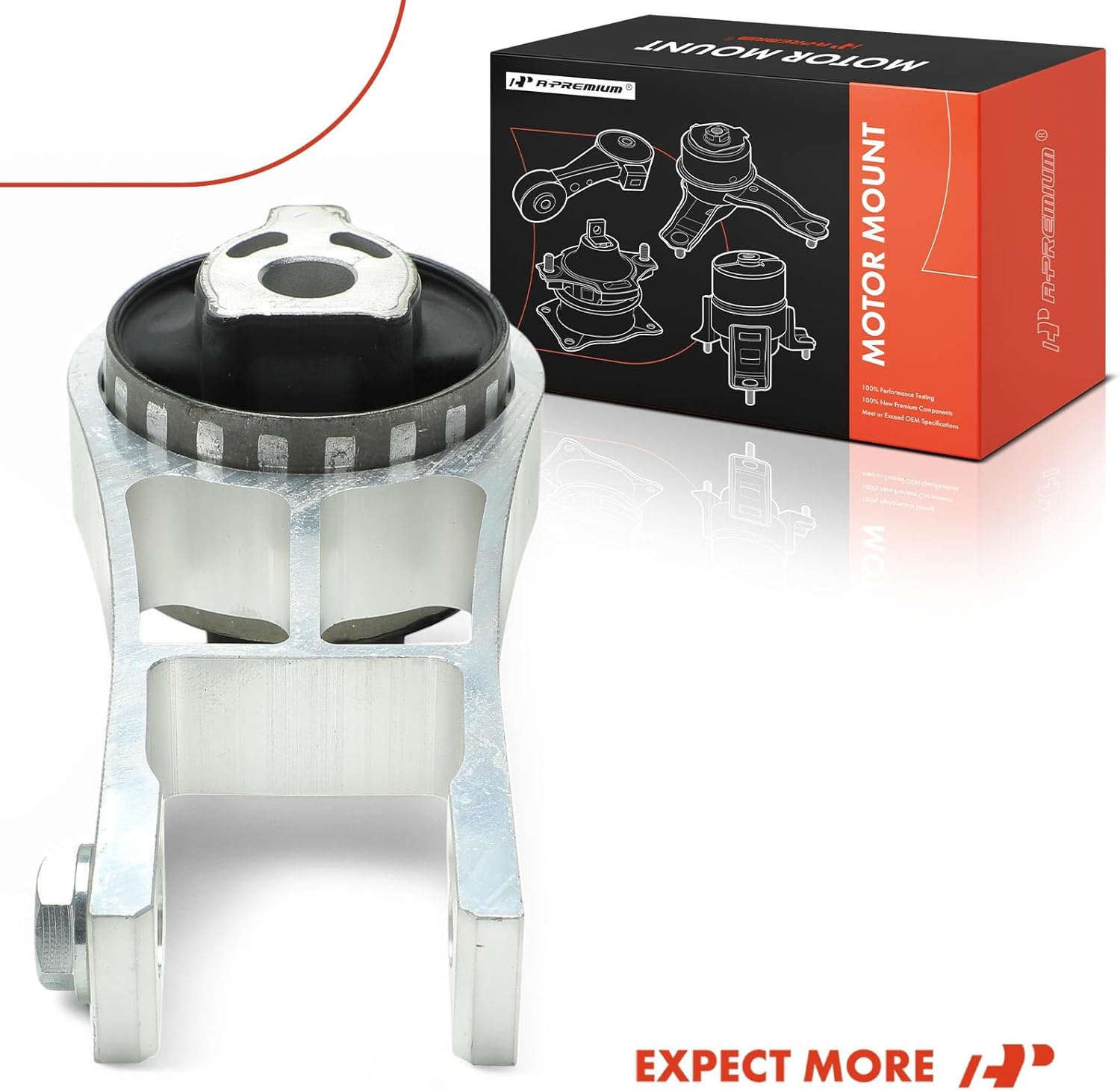 A-Premium Rear Lower Side Torque Strut Mount Compatible with Chrysler Pacifica 2017-2024 3.6L