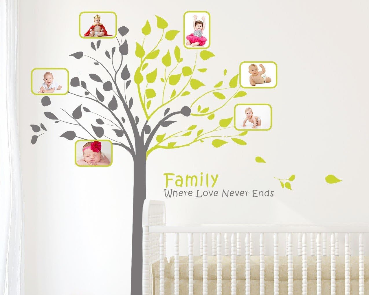 Wall Decals - Family Tree with Quotes & Photo Frame