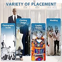 Vista 7 de 73 Inch Male Mannequin Full Body with Metal Base, Adjustable Detachable Poseable for Retail Clothing Shops, Nude