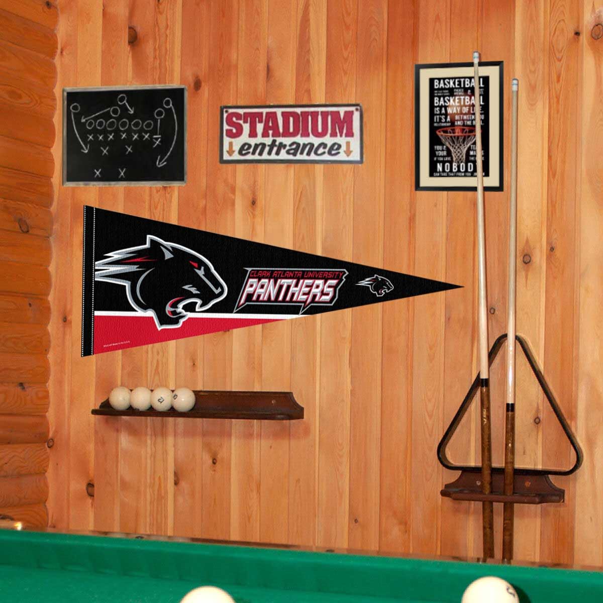 Clark Atlanta Panthers Pennant Banner Flag