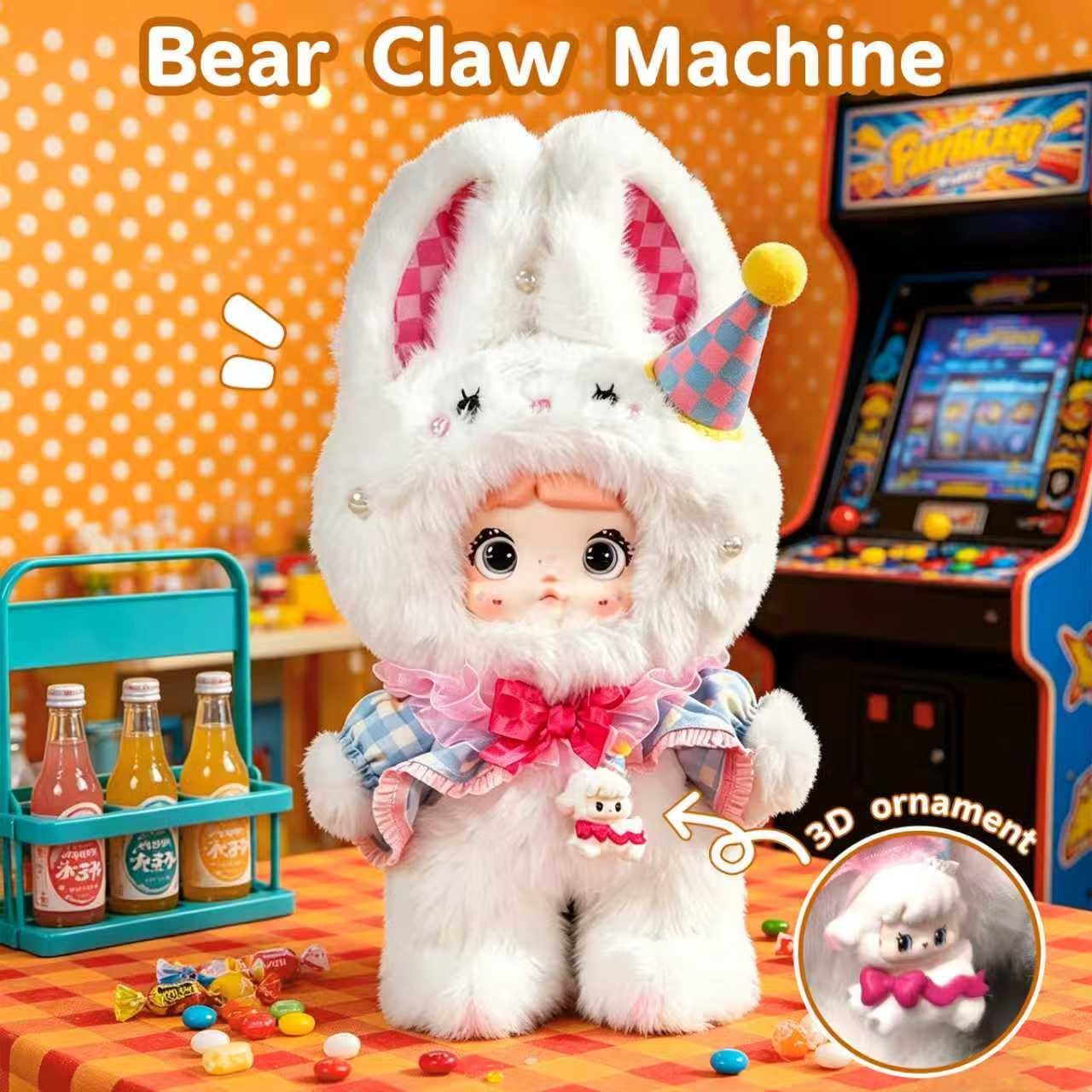 Plush Blind Box,Kawaii Nommi About The Childhood Series Stuffed Blind Box Doll 1PC,Unique Designs Keychain & Bag Charm,Cute Anime Vinyl Plushies Collectible for Birthday (Random 1PC)