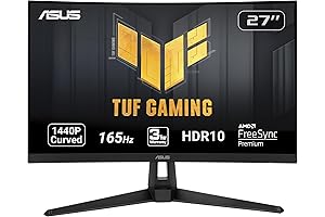 ASUS TUF Gaming VG27WQ1B 27” Curved Monitor: The Perfect Immersive Gaming Experience
