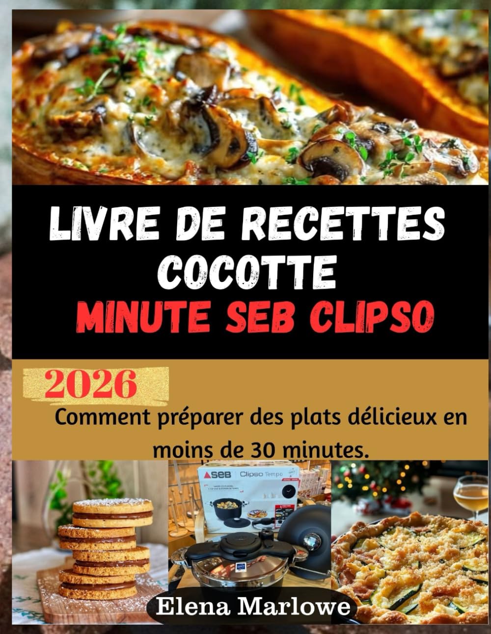 Livre de recettes cocotte minute seb clipso: Comment préparer des plats délicieux en moins de 30 minutes.