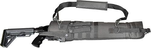 Funda Trinity para Mossberg 590 Shockwave Funda táctica de almacenamiento de caza Soft Range Molle Holster Bag Hombro Militar Seguridad ATV Caballo