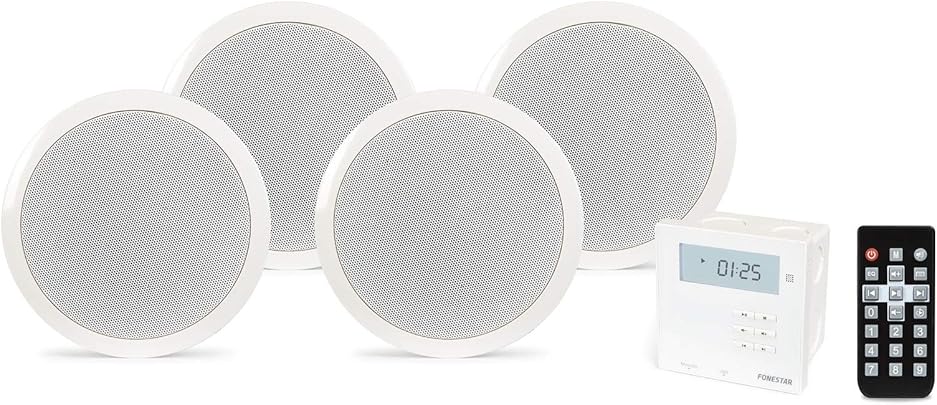 KIT AMPLIFICADOR PARED ALTAVOCES TECHO FONESTAR KS-064 AMPLIFICADOR 2X10W RMS 4XALTAVOCES RMS USB MICROSD MP3 MANDO KIT AMPLIFICADOR PARED ALTAVOCES TECHO FONESTAR KS-064 AMPLIFICADOR 2X10W RMS 4XALTAVOCES RMS USB MICROSD MP3 MANDO