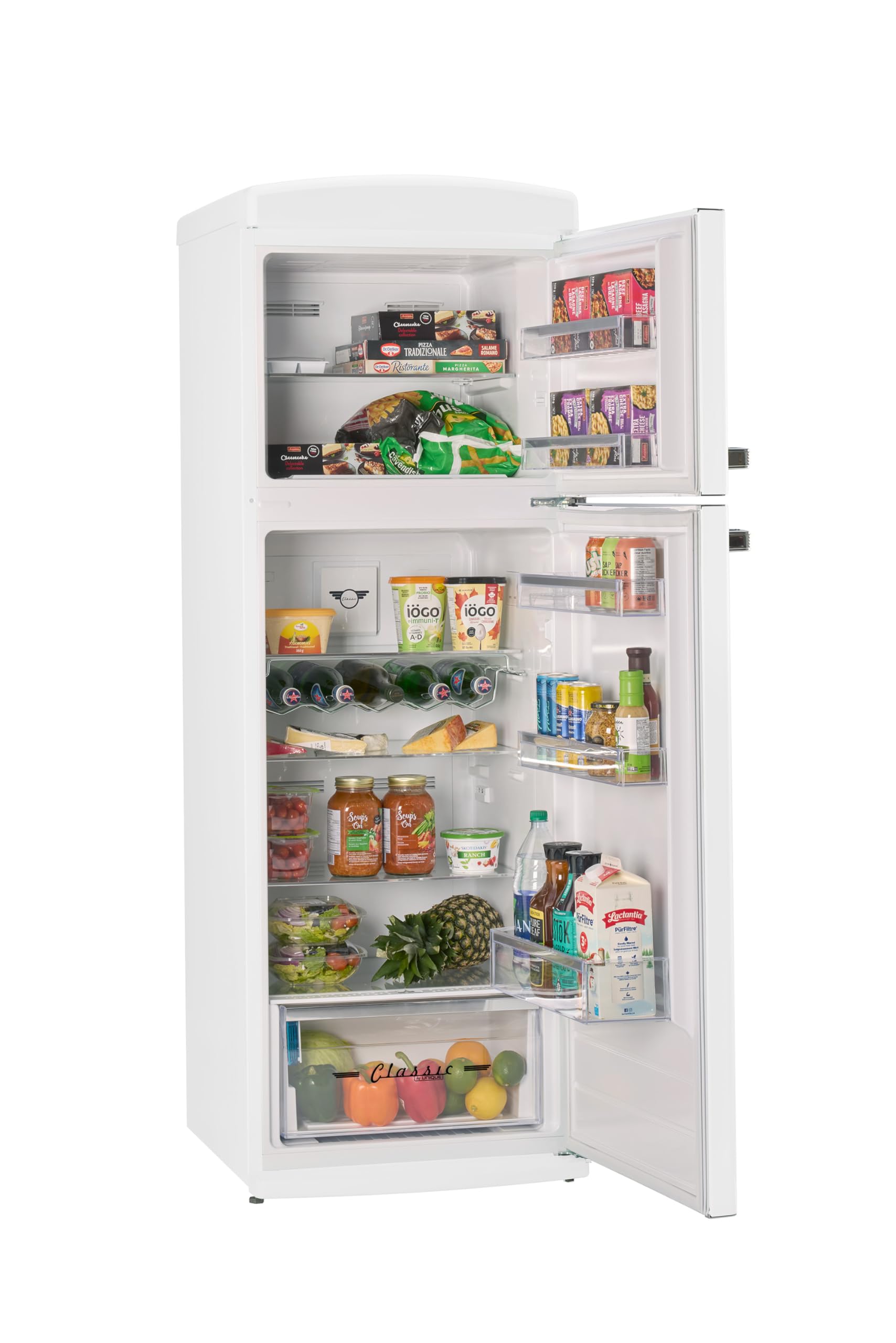 Unique Appliances Classic Retro 11 cu.ft. Top Freezer Refrigerator - Marshmallow White on Fridge.com