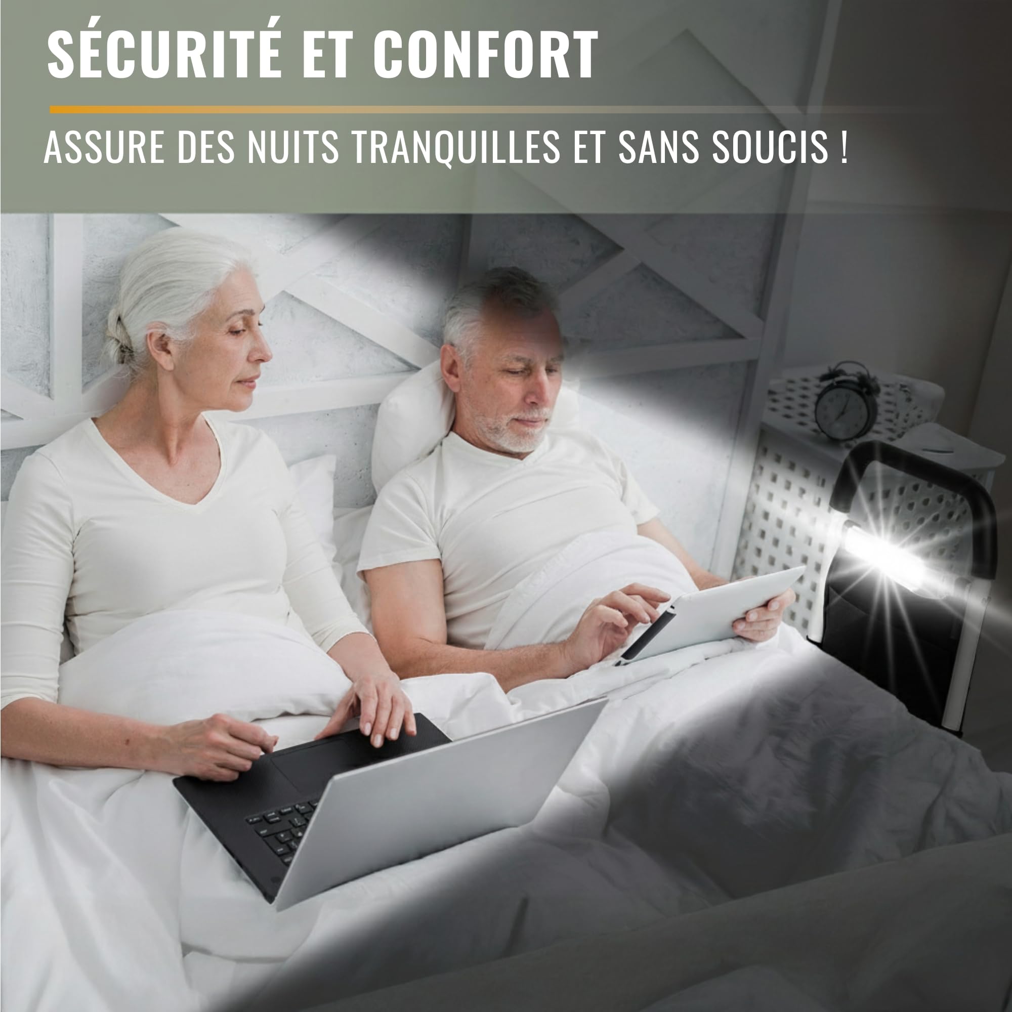 Arcanix Barrière de Lit Adulte – Barrière de Sécurité Lit Adulte, Barre de Lit pour Personne Âgée, Aide au Lever, Barrière Lit Anti-Chute pour Lit Médicalisé et Accessoires Personnes Âgées