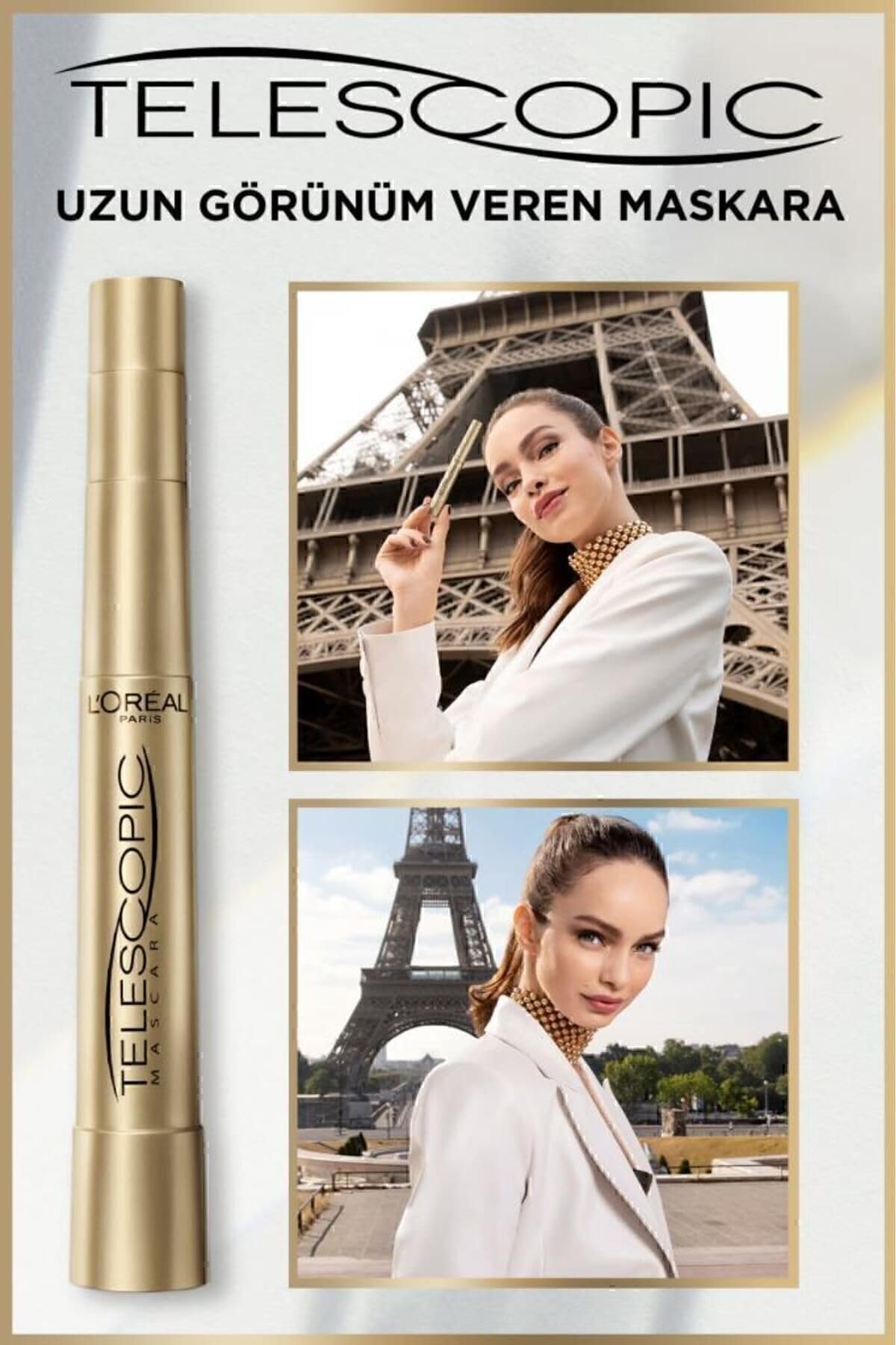 L'Oreal Paris Telescopic Siyah Maskara 2'li Set