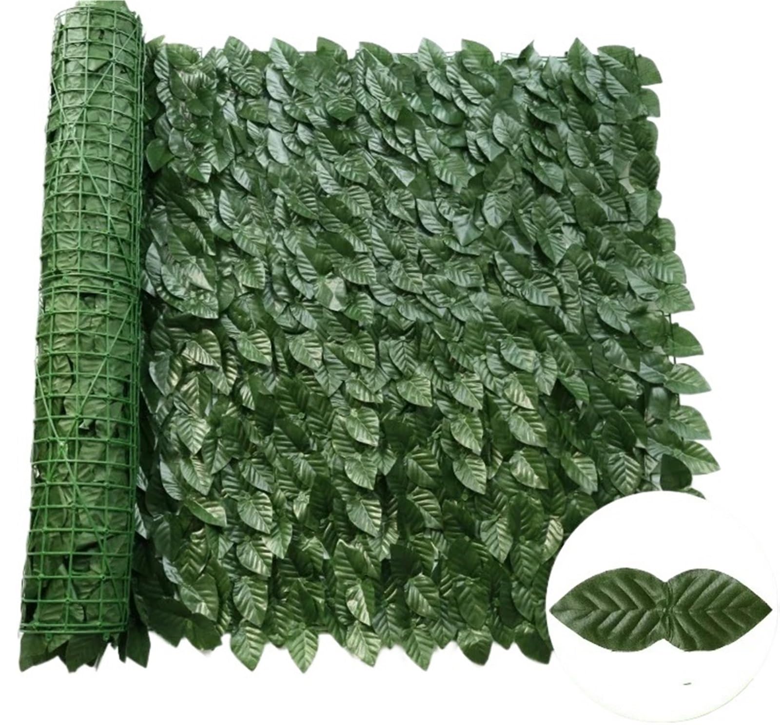 Dunsby Wl-Pt-Sll Garden Screening For Home Outdoor Garden Balcony Decoration Fake Plant Artificial Ivy Hedge Green Leaf Fence Board Privacy(,50X300cm)