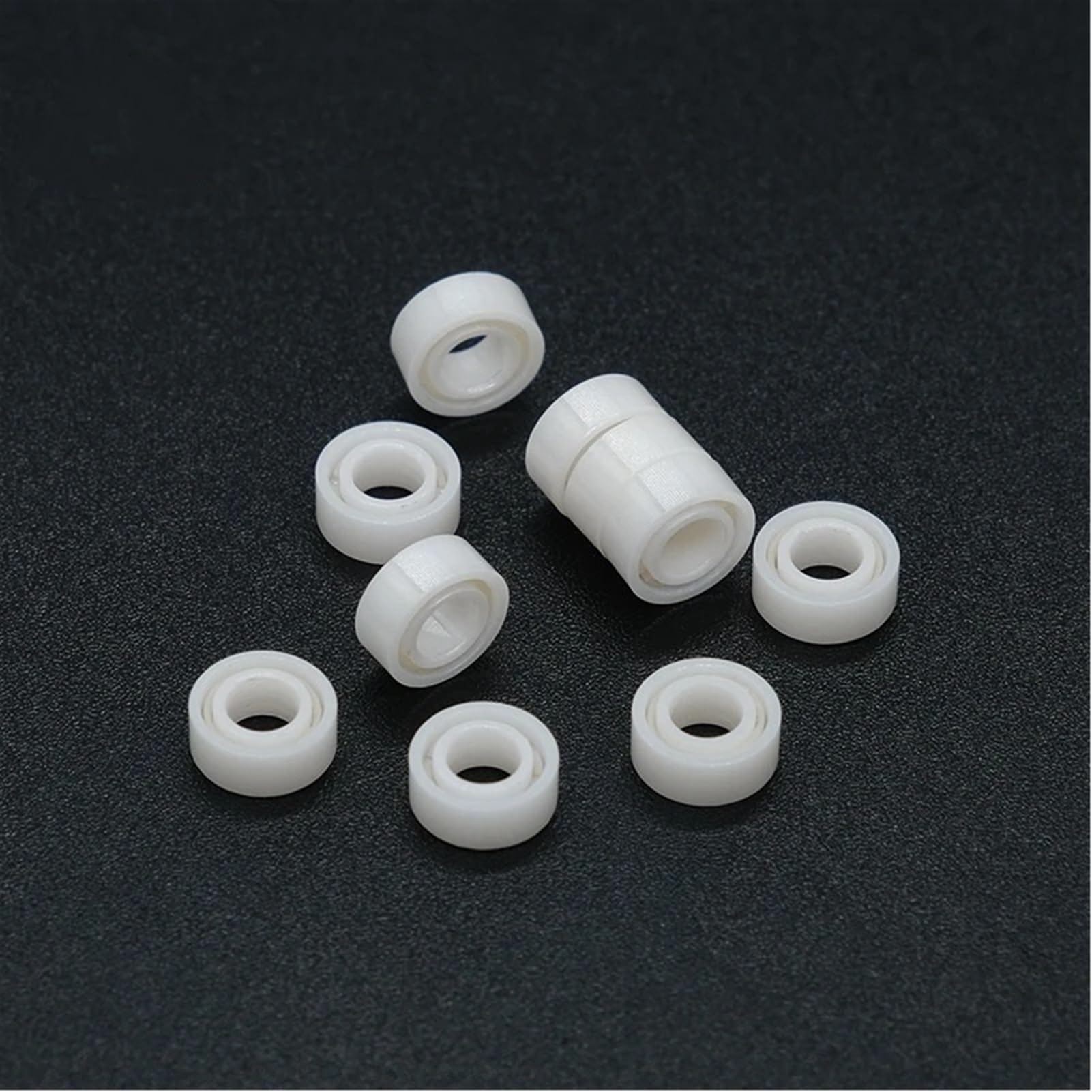 Roulements rigides à billes Roulements à billes entièrement en céramique, 10 pièces, MR74, 4x7x2.5mm, zircone ZrO2, MR63 MR74 MR84 MR85 MR95 MR104 MR105 MR115 MR117(MR84 CE 4X8X3)