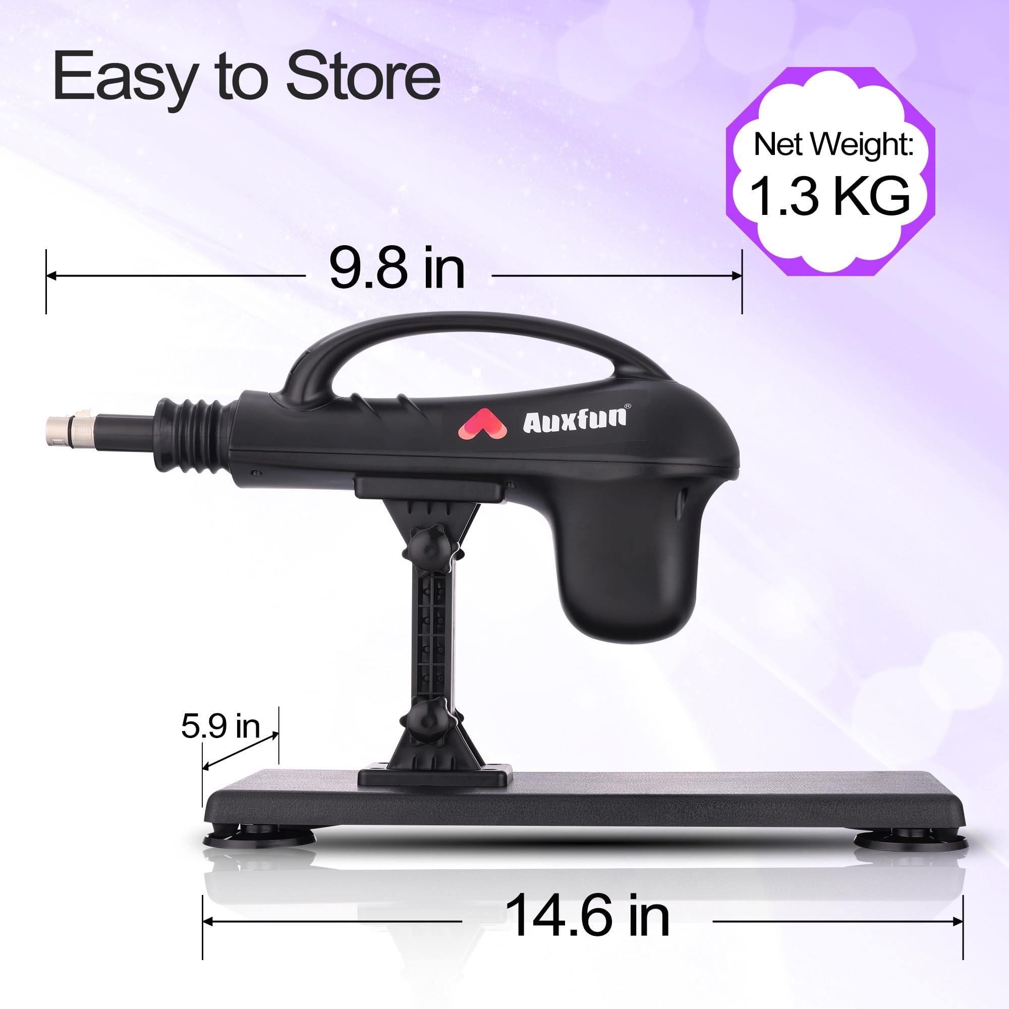 Sex Machine Thrusting Automatic Dildo Machine, Sex Machines Thrusting Sex Machine for Men Women with 7 Attachments 3 XLR Connector, Auxfun Love Machine with Suction Cup Adapter: Includes 8 accessories