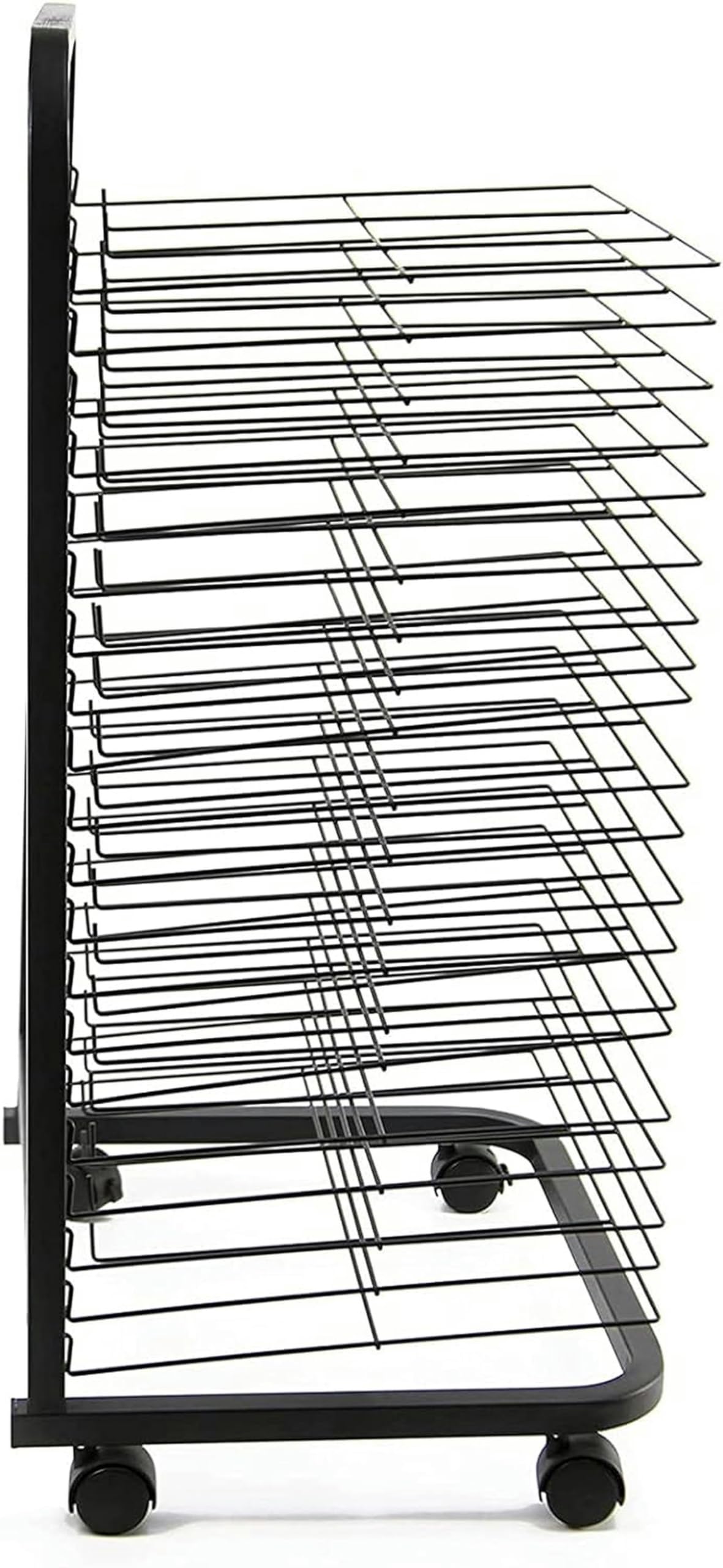 Stendino per Quadri, Stendino Mobile per Pittura, Ripiani Rimovibili, Porta Tele per riporre Quadri, Stendino per Pittura con Ruote, Scaffale per Pittura, Disegni
