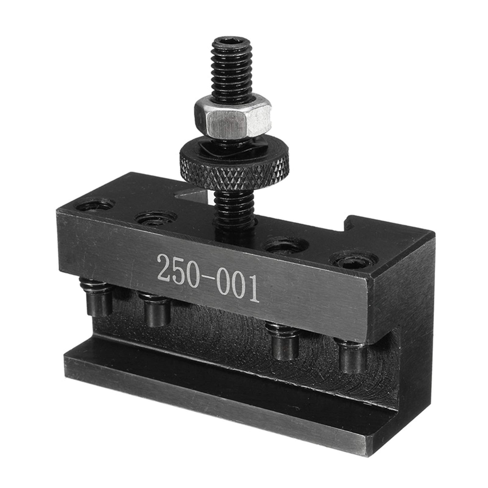 1Pcs Lathe Accessories DIY, Lathe Quick Change Tool Post 250-000 Cuniform GIB Type Tool Post 001-010 Tool Holder for Lathe Tools Accessories(250 001)