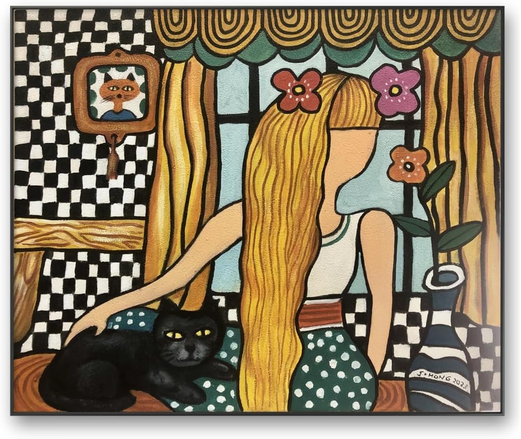 Decorative oil paintings, texture oil paintings, original oil paintings, size 19.69/23.62 inch, wall hangings for bedroom and tea room, warm, comfortable and heartfelt. Sold out, custom orders available.