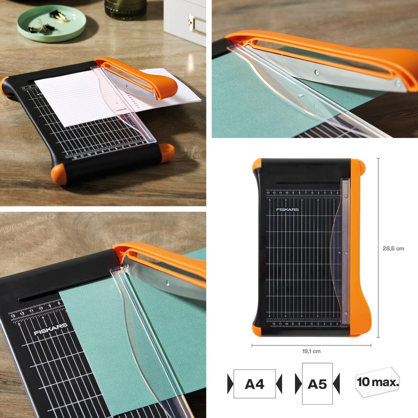 FISKARS® Recycled Bypass Papierschneider, A4