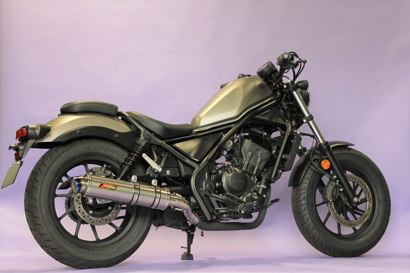 アールズギア　スナップオンマフラー　レブル250用　MC49 楽天市場】レブル250 23年式～ Rebel 8BK-MC49 スリップオン