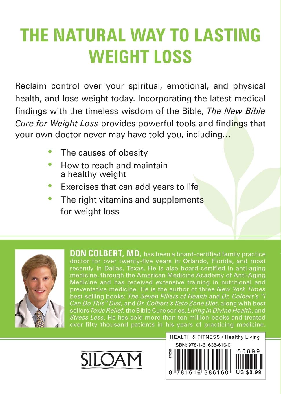 The New Bible Cure For Weight Loss: Ancient Truths, Natural ...