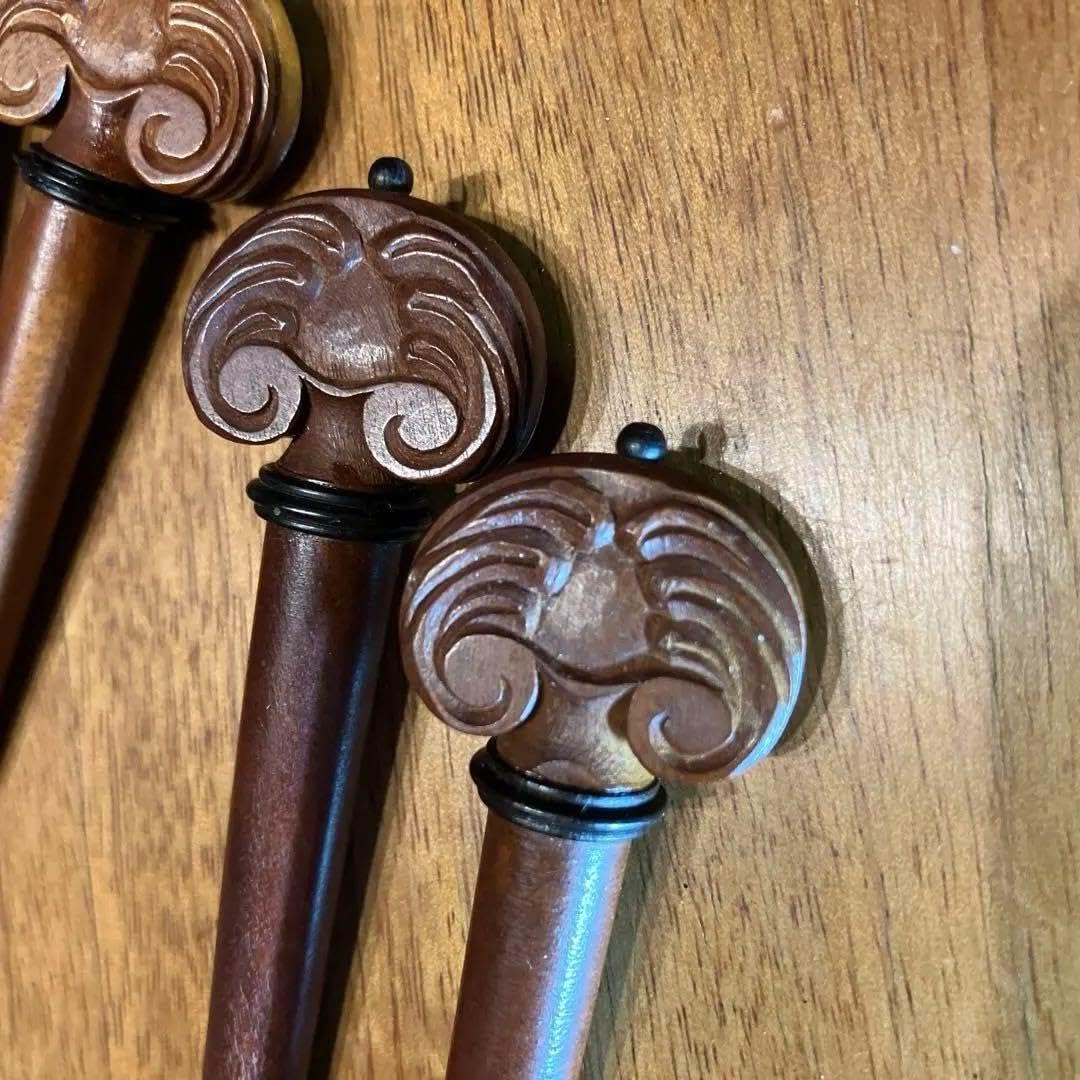 ドイツ製 手工品 糸巻き4本 バイオリン用 ドイツ製手工品糸巻き4本