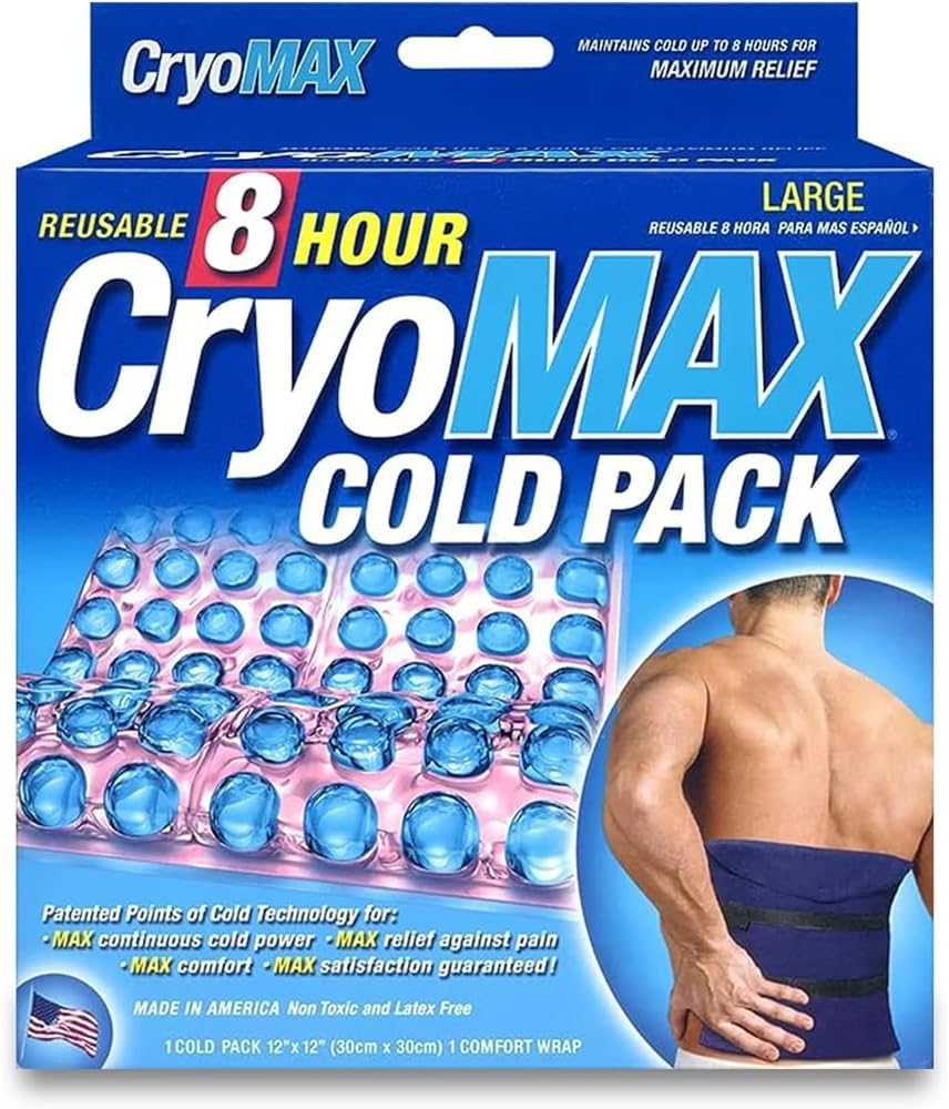 Cryo-MAX Cold Pack 8 Hour Large 1 Each (Pack of 2)