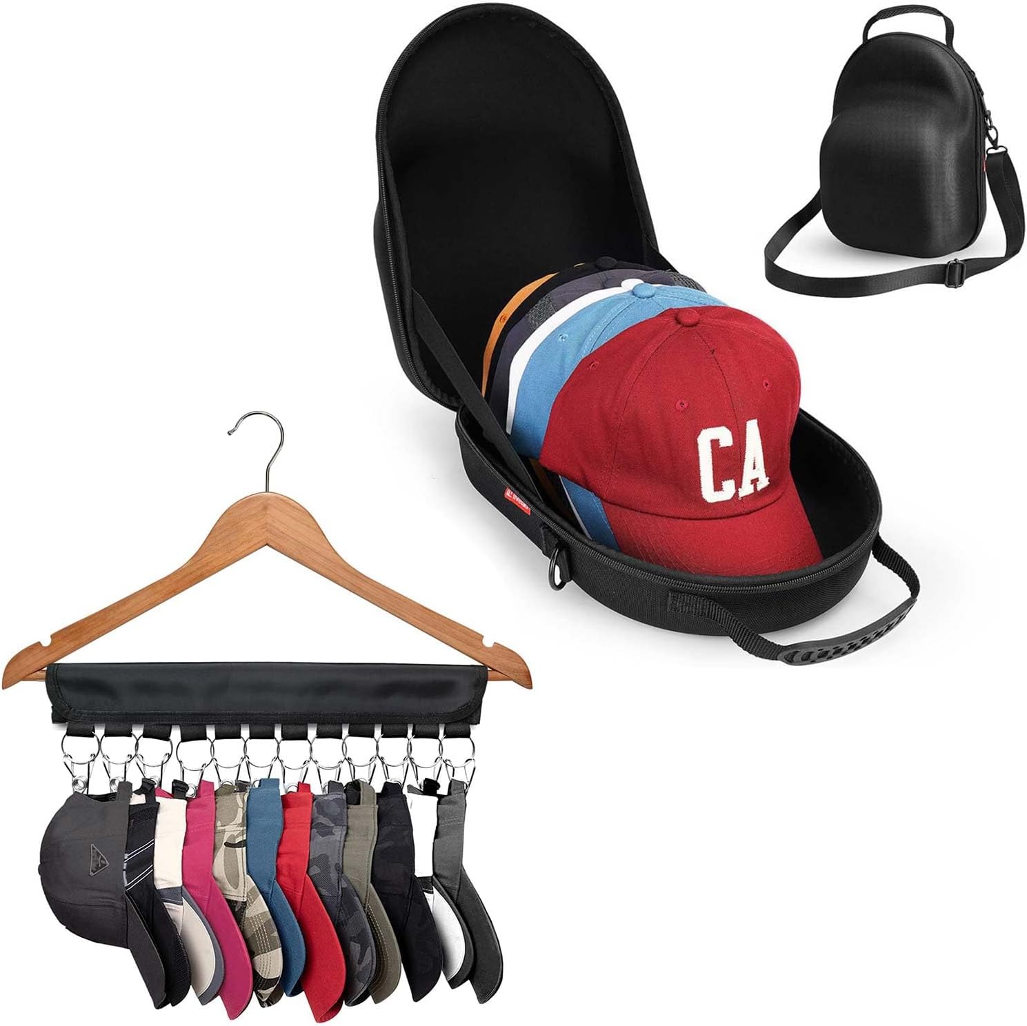 Livelab Hat Travel Case, Hard Hat Storage for Travel with