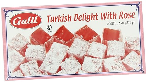 Galil Turkish Delight Rose cajas de 16 onzas paquete de 4
